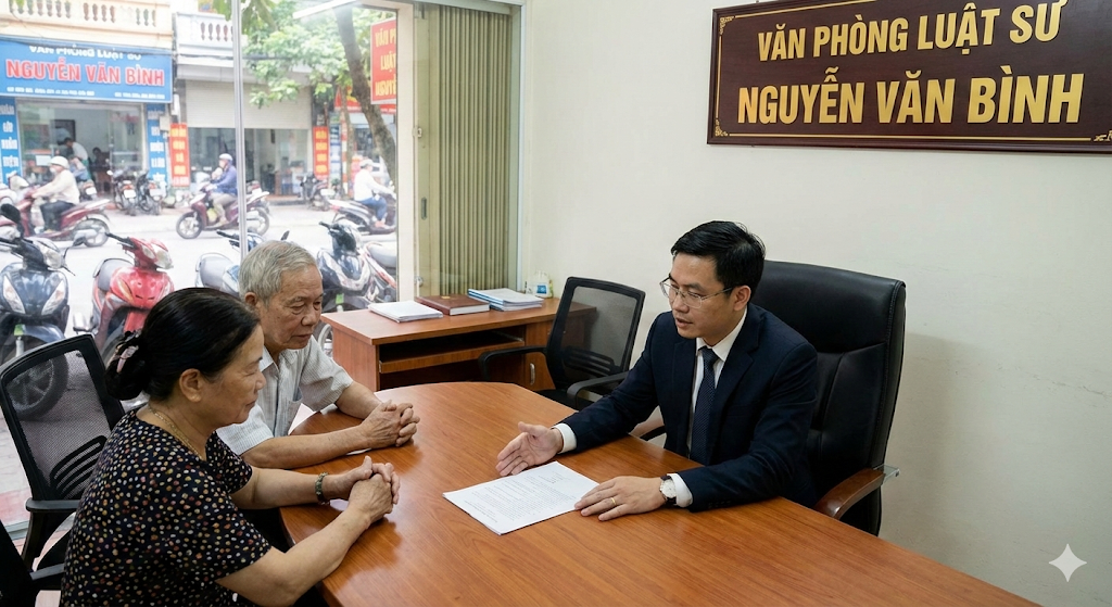 Attorney providing legal consultation and professional advice